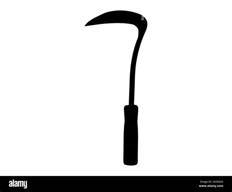 Grass Sickle Silhouette Vector Art Stock Vector Image And Art Alamy