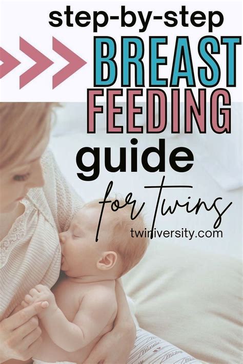 A Woman Breastfeeding Her Baby With Text Overlay That Reads Step By