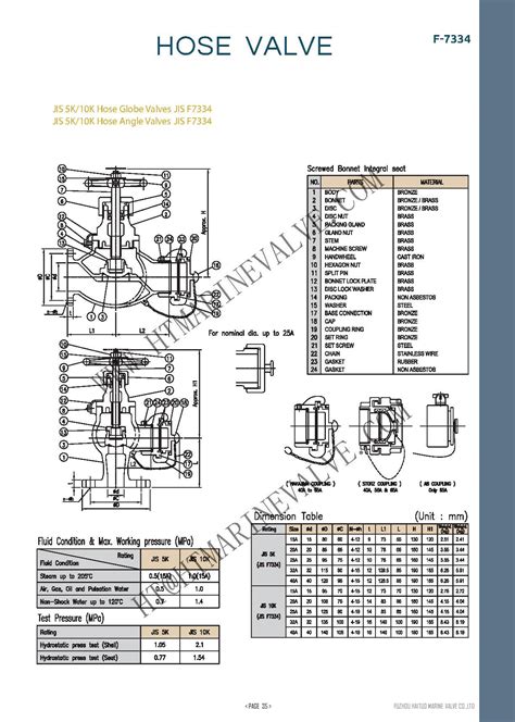 JIS F7334 Bronze Hose Valve Fire Hydrant 5K 10K China Manufacturer