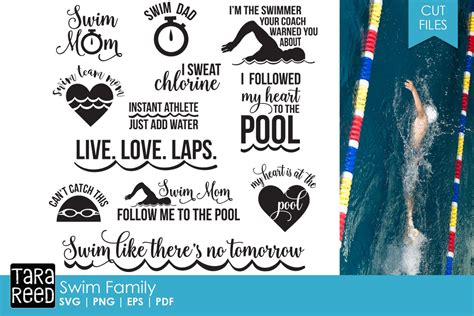 Swimming Svg Swimmer Sv Swim Svg Swim Mom Svg Swimming Cut File