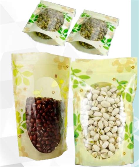 Ldpe Digital Common Printed Oval Window Stand Up Pouches At Rs