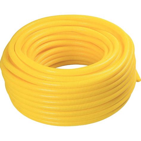 Conduíte Corrugado Amarelo 3 4 Flexível Resistente Rolo 50 M R 35 92