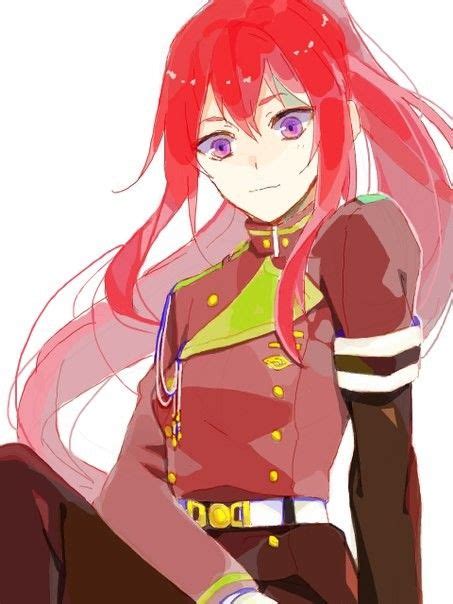 Owari No Seraph Mito Jujo K Ayo Ruiva Claro Olho Verde Arte Anime