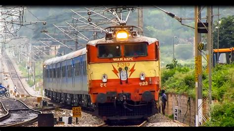 Shatabdi Exp With Wap Wap Wap Wam And Wdp Locomotives Youtube