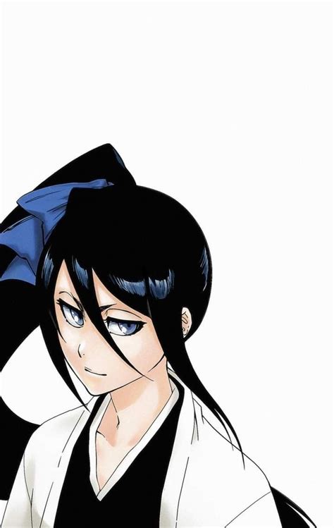 Bleach Anime Art Black Hair And Blue Eyes