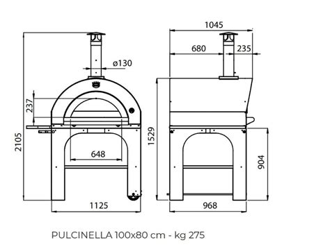 Самовывозом купить печь для пиццы из стали уличную Clementi Pulcinella ...