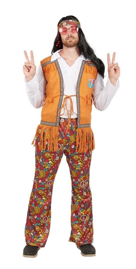 Déguisement Hippie Adulte Homme Peace Love Flower Power