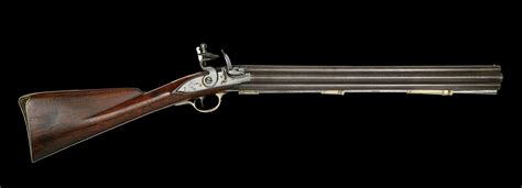 A Very Rare First Model Seven Barrelled Flintlock Volley Gun By Henry