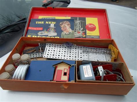 Vintage Erector Set Complete Like New Electric Motor Set Etsy