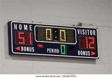 Numbers On Scoreboard Gym Stock Photo 2256619921 Shutterstock