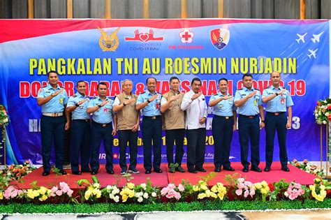 Lanud Rsn Adakan Donor Darah Dalam Rangka Peringatan Ke 77 Hari Tni