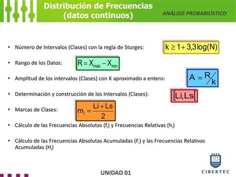 TABLA DE FRECUENCIAS VARIABLE CUANTITATIVAS PPT