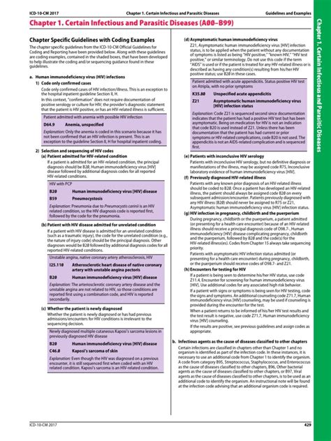 Icd 10 Cm Updated Chapter Guidelines Tabular 2017 1 Pdf Pdf