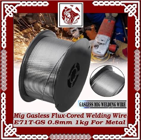 Gasless Self Shielded Mig Welding Flux Cored Wire E71t Gs 08mm 1kg