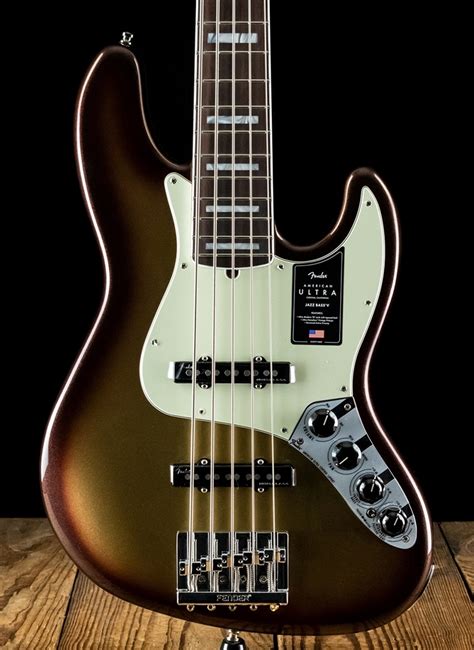 Fender American Ultra Jazz Bass V Mocha Burst