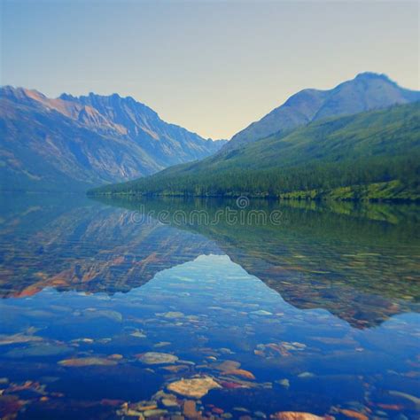 Kintla Lake Area In Glacier Park Stock Photo Image Of Hili Beautiful