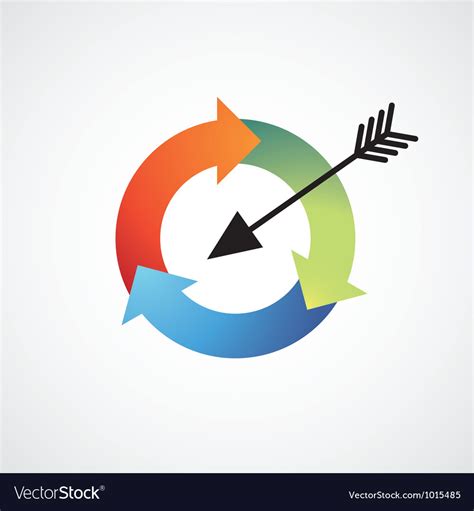 Arrow Cycle Royalty Free Vector Image - VectorStock