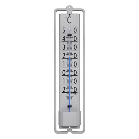 Analoges Innen Au En Thermometer Aus Metall Novelli Design Tfa Dostmann