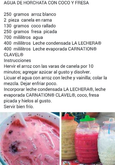 Cómo Hacer Agua De Horchata Maripo