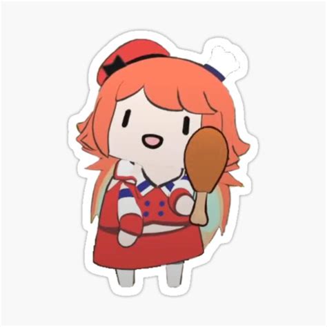 "3D Smol Kiara" Sticker for Sale by i-Culture | Redbubble