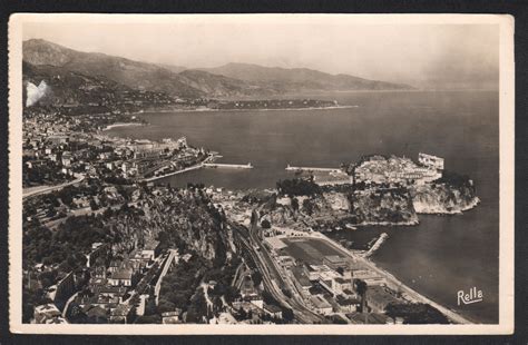 Monaco Vue générale de la Principauté de Monaco et du Cap Martin