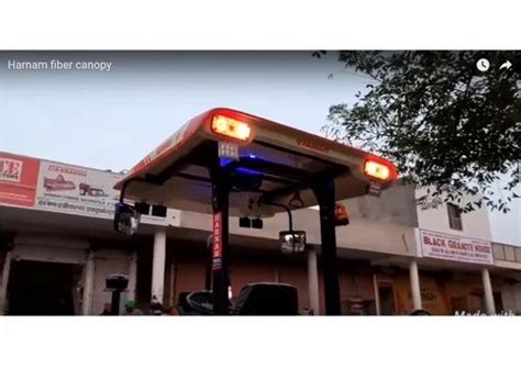 Polycarbonate Red And Grey Mahindra Tractor Roof Canopy At Rs In