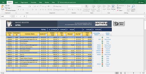 Excel Invoice Spreadsheet — db-excel.com