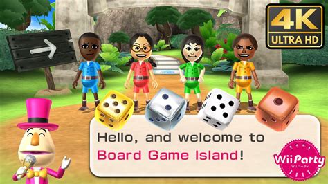 Wii Party Board Game Island Gameplay Anne Vs Keiko Vs Rin Vs Hayley