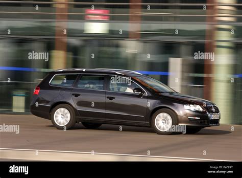 Black Volkswagen Passat Driver Side View