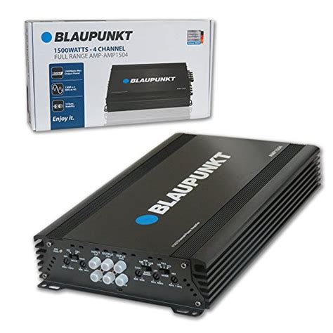 Amplificador Blaupunkt De Rango Completo De 1500 W Y 4 Canales