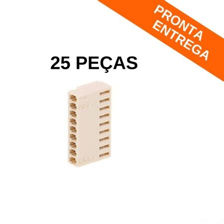 Kit 25 peças Conector Alojamento KK 13 Vias Fêmea 180G 2 54mm 5051