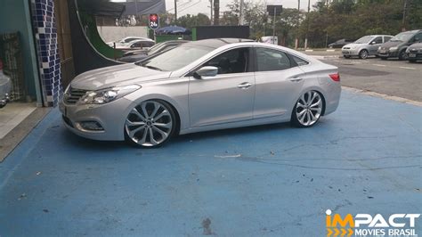 Hyundai Azera Rebaixado Rodas Replicas Aro Fixa Impact Movies