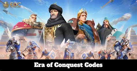 Era Of Conquest Codes Jan Updated Free Gems Ucngame