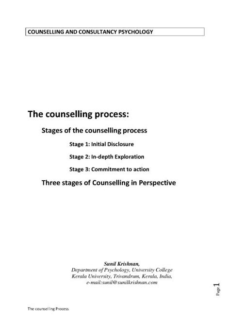 Printable Counselling Contract Template 206513 Bacp Making The