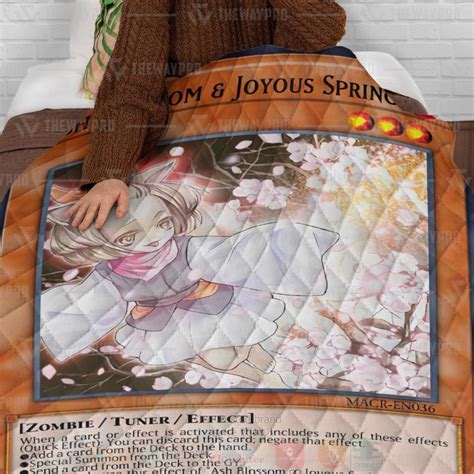 HOT Anime YGO Ash Blossom And Joyous Spring Luxury Quilt Express Your Unique Style With