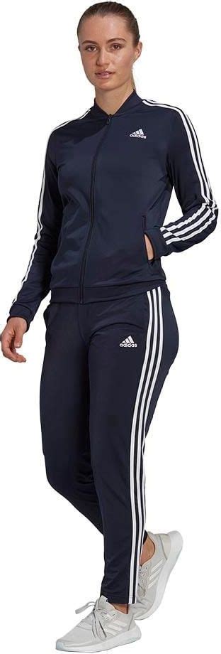 Dres Damski Adidas Essentials Stripes Track Suit Granatowy Hm