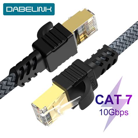 DABELINK Ethernet Kablosu Cat7 Lan Kablosu UTP CAT7 RJ45 A Kablosu 8m