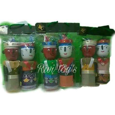 Jual Mainan Boneka Ondel Ondel Mini Miniatur Ondel Ondel Khas