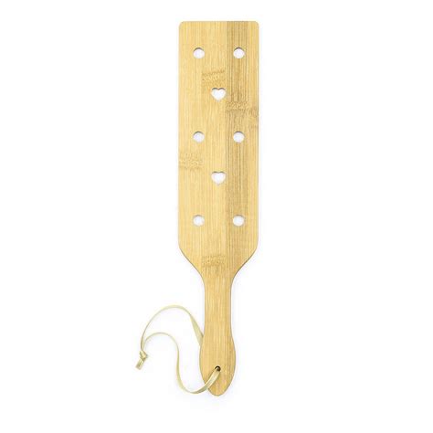 BDSM Spanking Paddle With Holes Bamboo Handle Wooden Paddle Flogger Ass Slut USA EBay