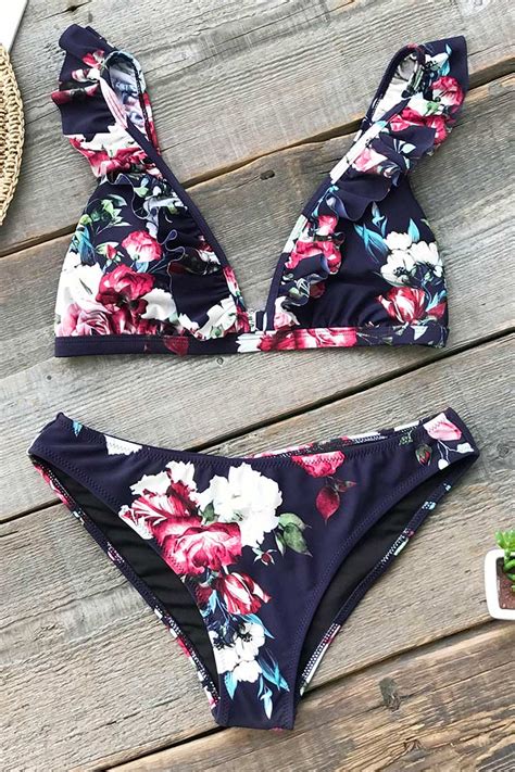 Passe Blumen Bikini Cupshe Deutschland