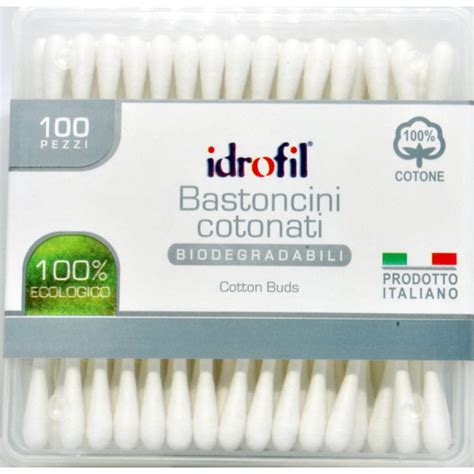 Idforil Bastoncini Biodegradabili Cotton Fioc Conf Pz