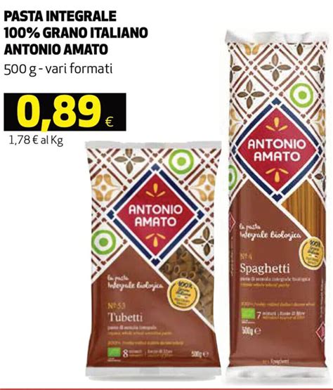 Antonio Amato Pasta Integrale 100 Grano Italiano 500 G Offerta Di Coop