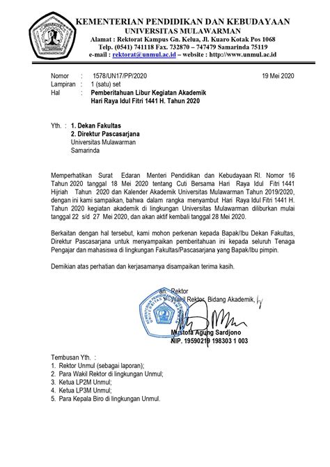 Catat Contoh Surat Edaran Libur Hari Raya Idul Fitri Ppt Surat Dinas