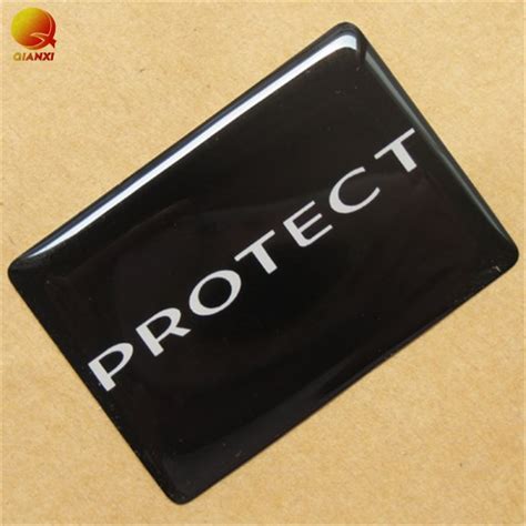 Customized Exterior Use Clear Epoxy Resin Sticker Manufacturers