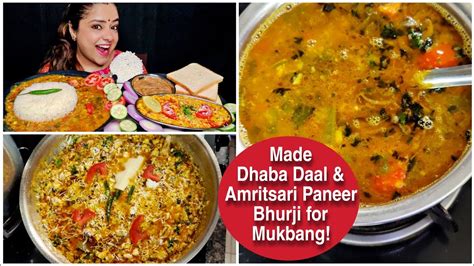 Amritsari Paneer Bhurji Dhaba Style Dal Palak Recipes Maza Aa Gaya