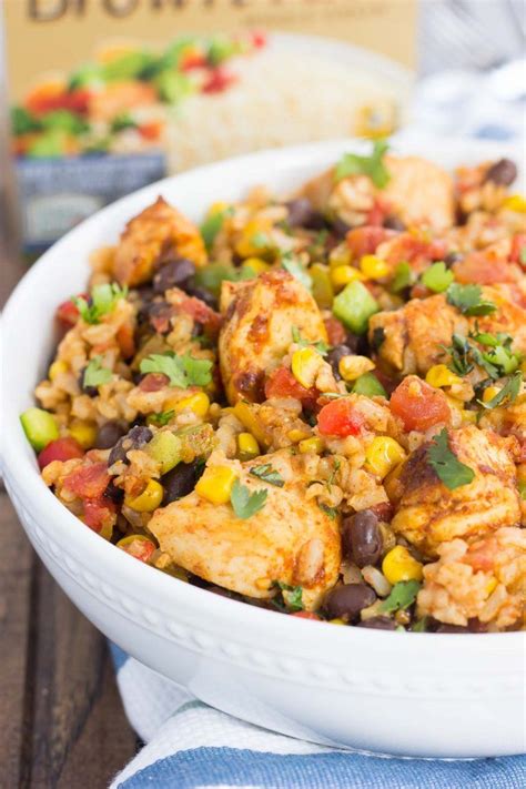 Southwest Chicken And Rice Bowls Recipe Chicken Dinner Recipes Southwestern Chicken