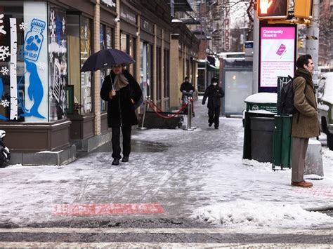 Nyc Weather Latest Snow Forecast As Winter Weather Advisory Hits City New York City Ny Patch