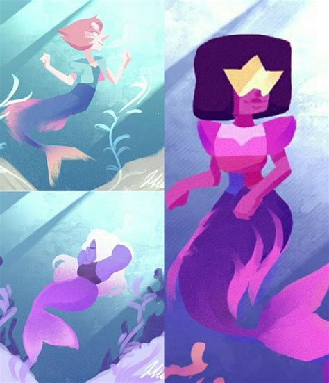 🎨 Huxidoodls Instagram Crystal Gems As Mermaids Steven Universe