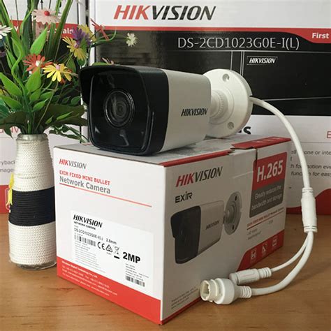 Camera IP POE thân trụ 2MP HIKVISION DS 2CD1023G0E I L hàng chính hãng