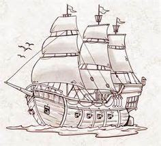 pirate ship drawings easy - Filiberto Arthur